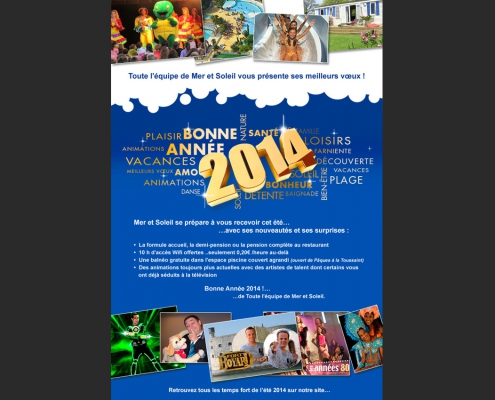 Newsletter voeux Mer & Soleil d'Oléron 2014