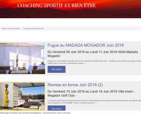 Coaching sportif Essaouira